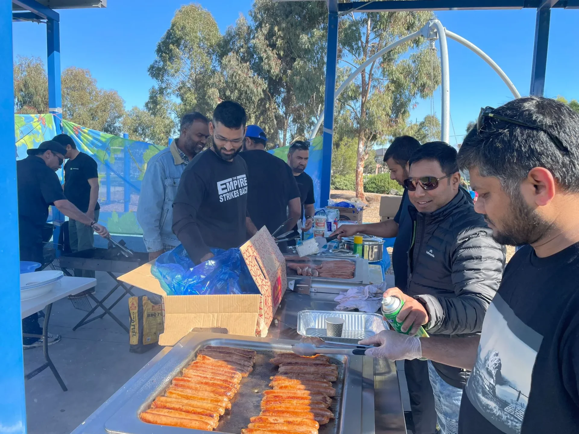 Community barbecue at Alison Playground Park photo 1