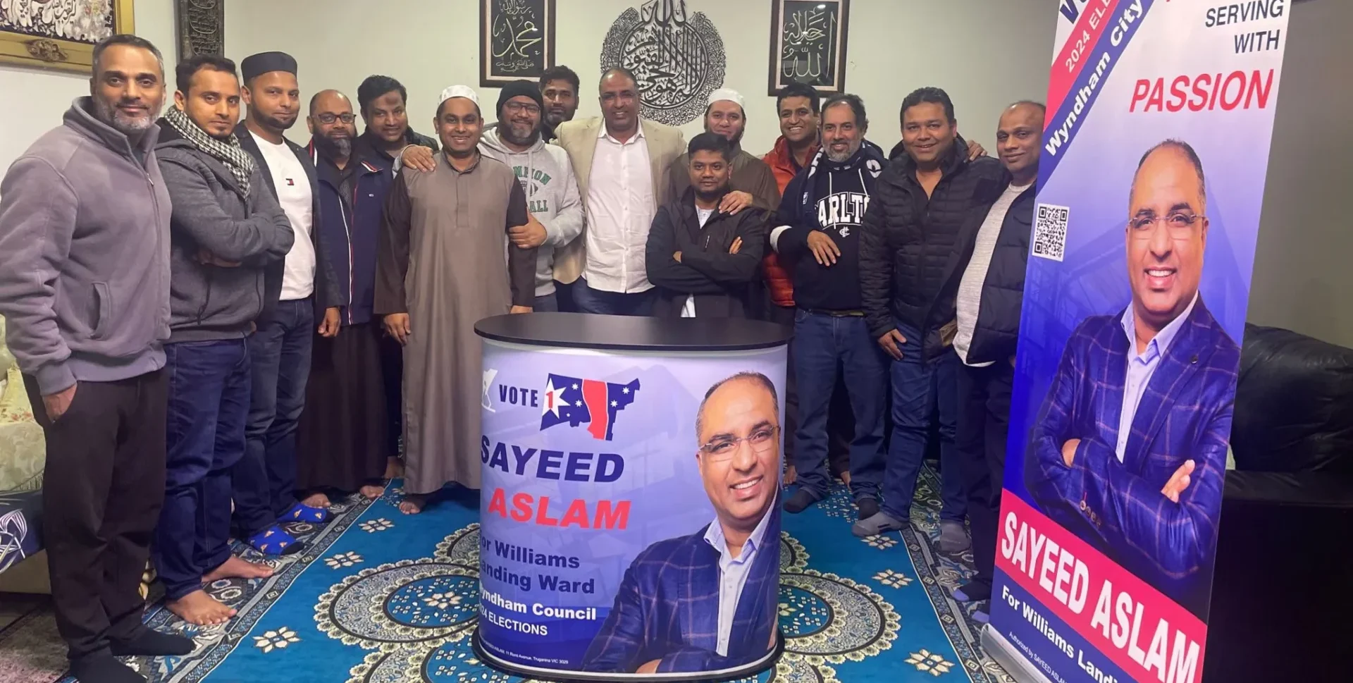 Successful Council Elections Meet-up with Sayeed Aslam in Tarneit